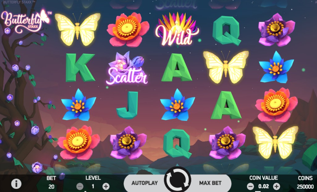 butterfly staxx slot screenshot