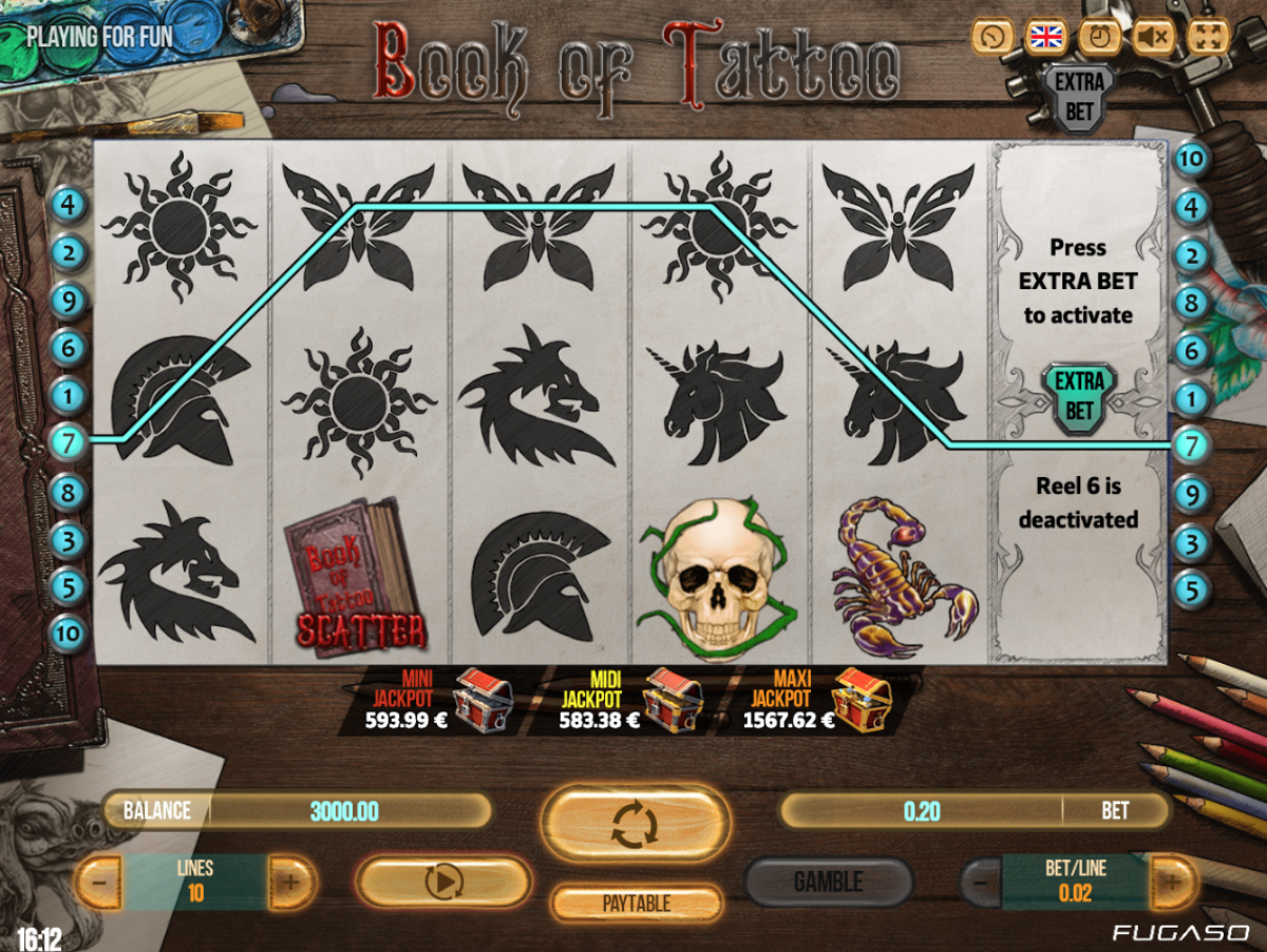 Book of Tattoo slot review
