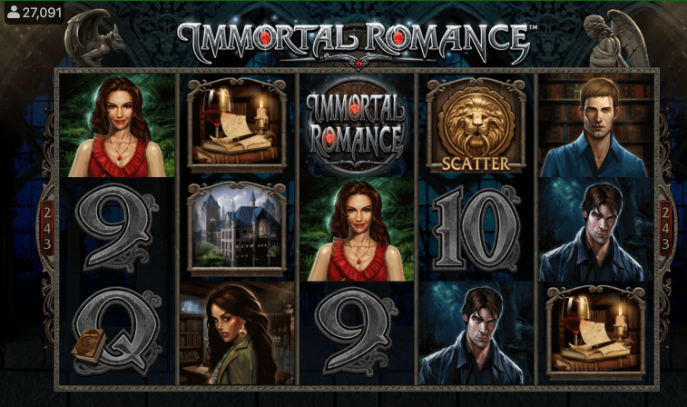 Immortal Romance is one of the top vampire slots online.