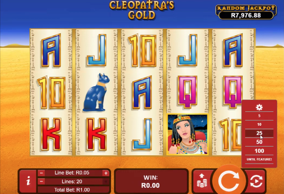 Cleopatras Gold slot 1