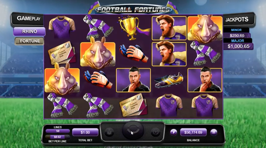 Football Fortunes is among the top football slots online