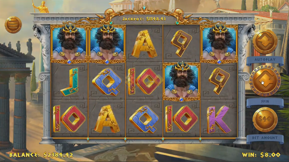 Fury of Zeus slot screenshot