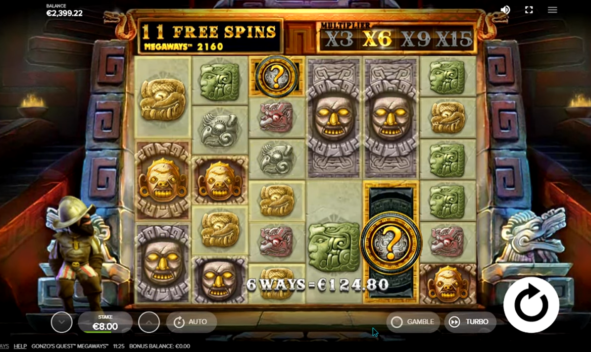 Gonzo's Quest Megaways is one of the best slots like Gonzo's Quest