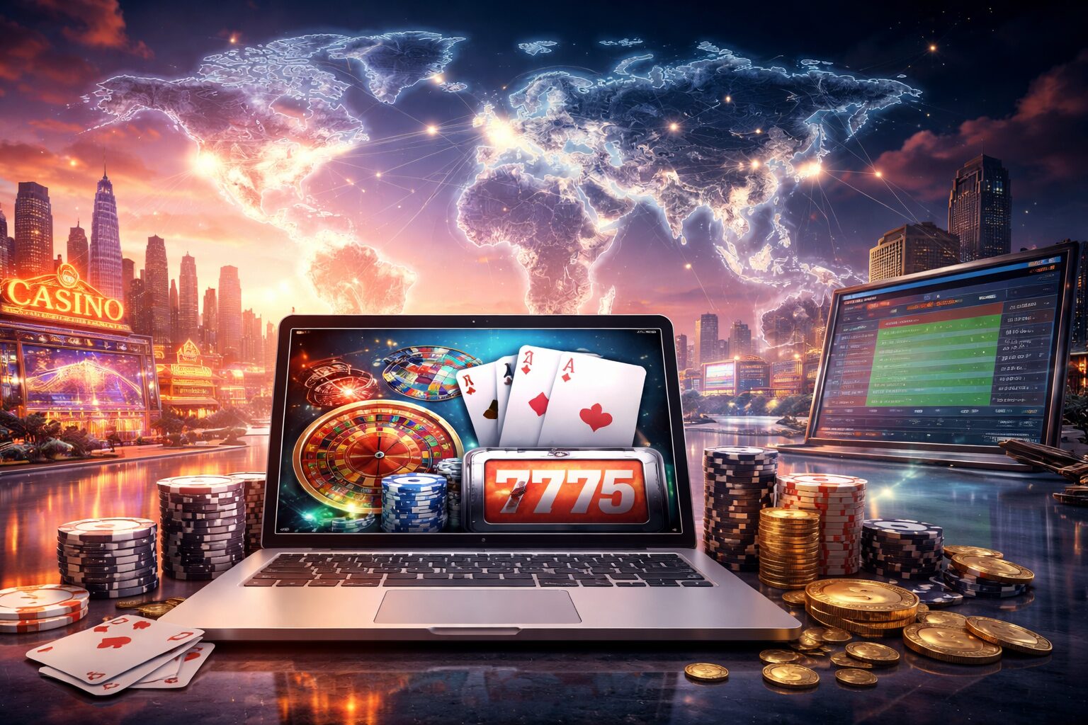 Anywhere Gambling - welcome to the early days of online casinos and betting.