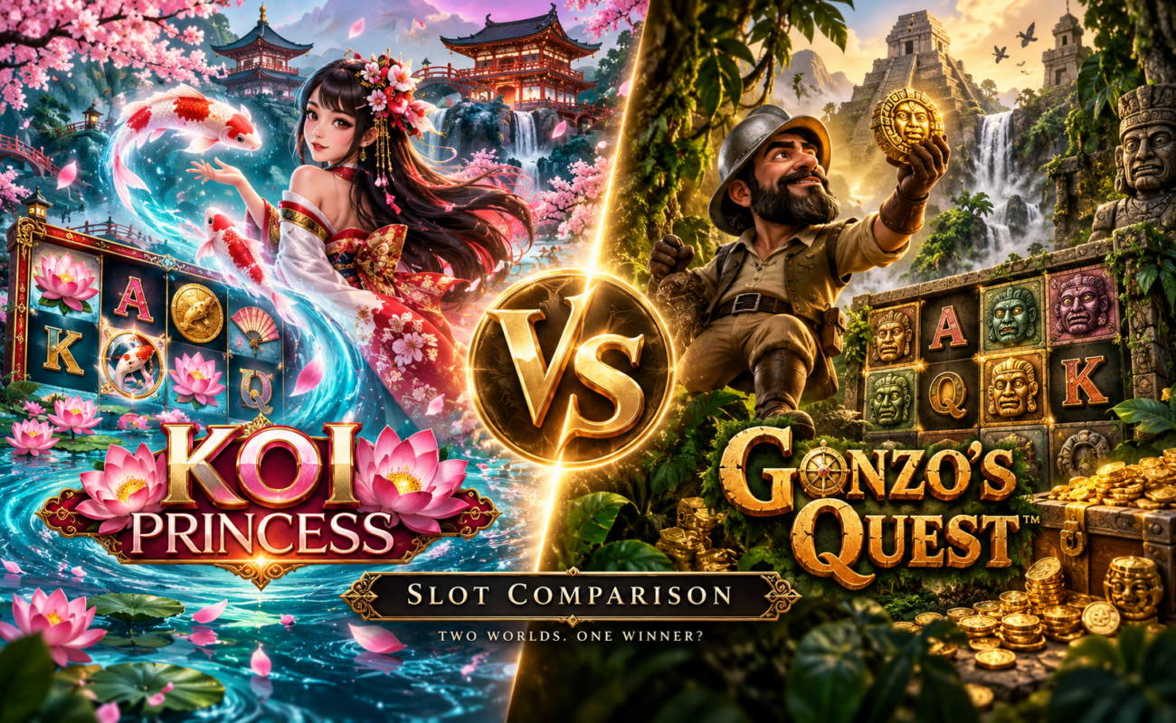 Koi Princess vs Gonzo's Quest - Which is better