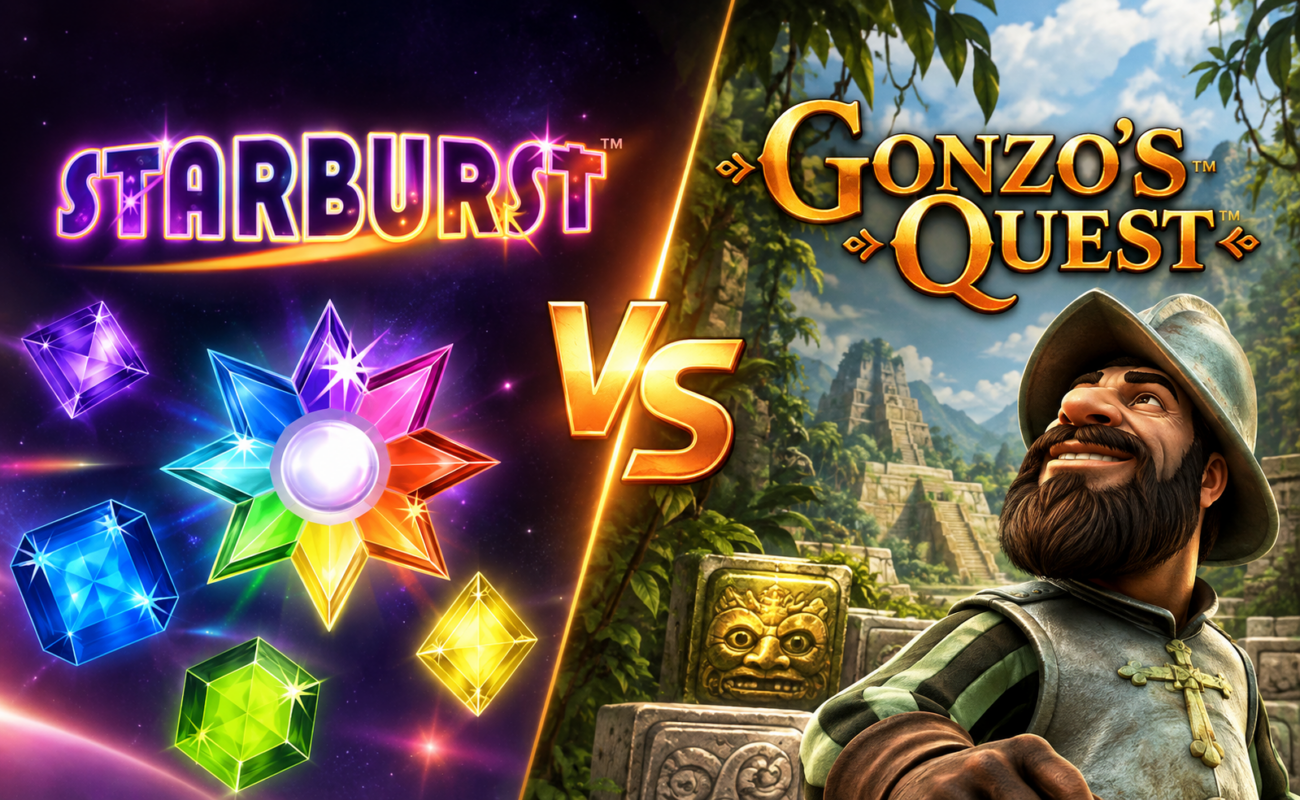 Starburst vs Gonzo's Quest - Which is better
